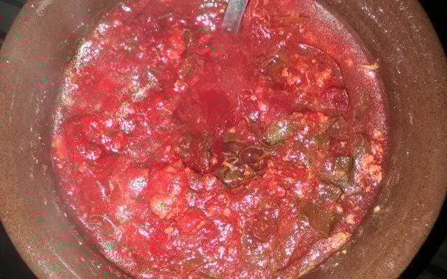 Caldo de beterraba e cenoura