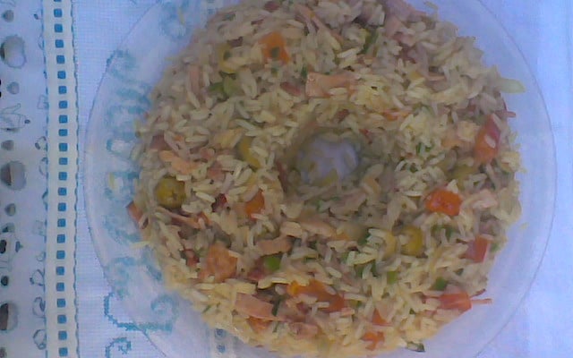 Arroz de ontem incrementado