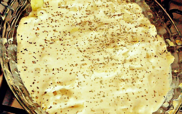 Batata ao molho branco da Nana