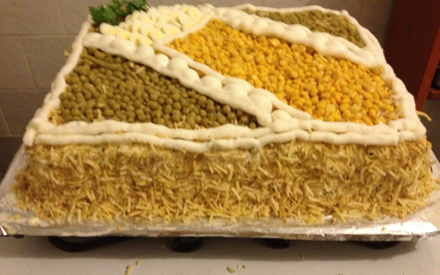 Torta salgada de festa do Lúcio Cezar