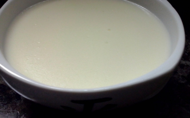 Creme de leite caseiro sem gordura