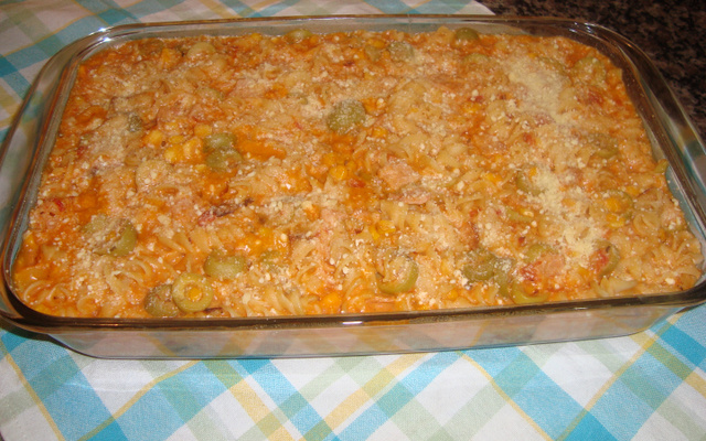 Macarrão de panela de pressão delícia