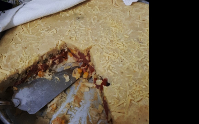 Torta de salsicha rápida