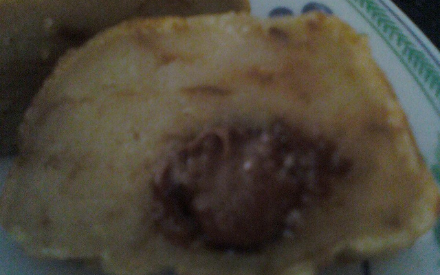 Bolo de pão velho com Batom