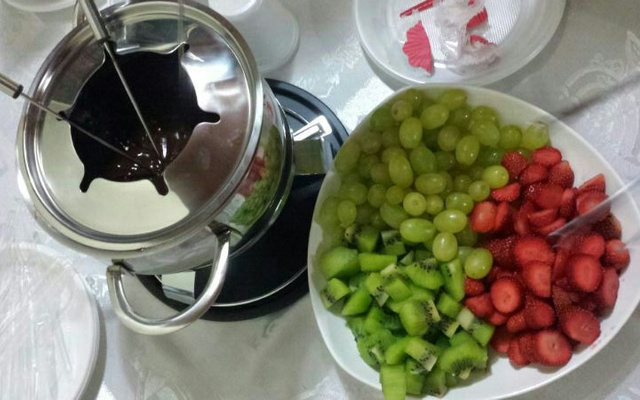 Fondue de chocolate super simples