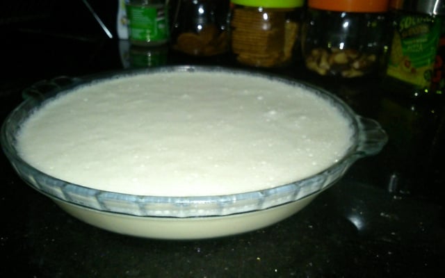 Mousse de coco gelado