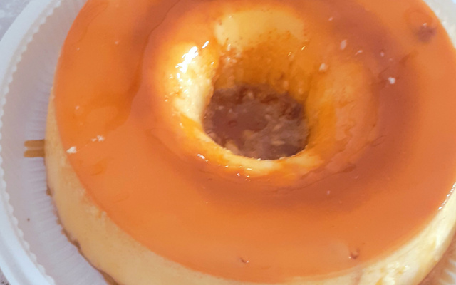 Pudim de leite de coco sem lactose e sem glúten