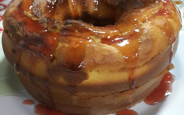 Bolo de fubá de liquidificador super fofo