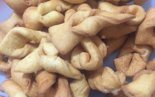 Cueca virada com fubá