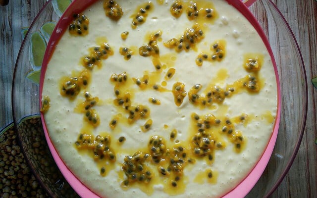 Mousse de maracujá fácil