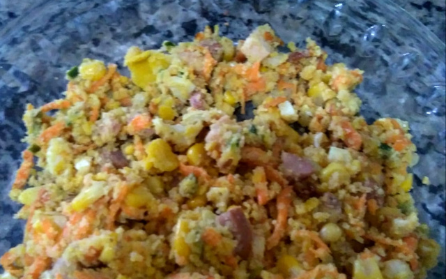 Farofa fria de Natal