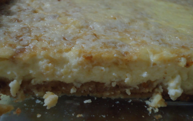 Torta de biscoito cream cracker