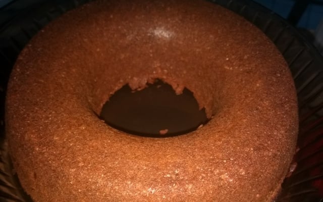 Bolo de banana com farelo de aveia