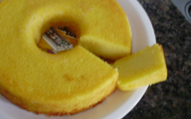 Bolo cremoso de fubá