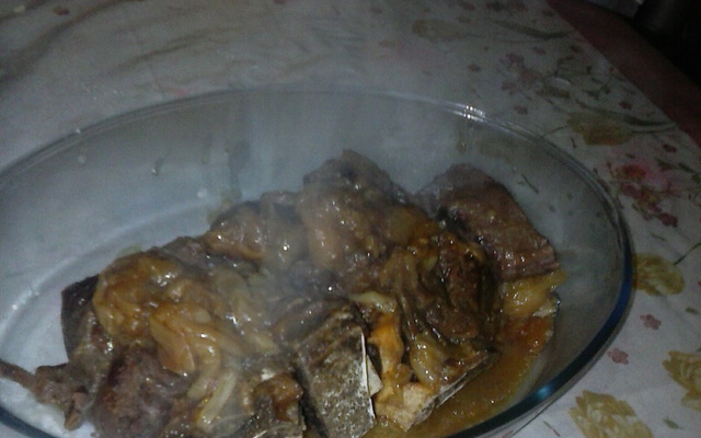 Costela com cebola na pressão