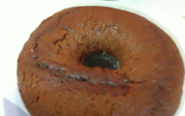 Bolo de chocolate com aveia