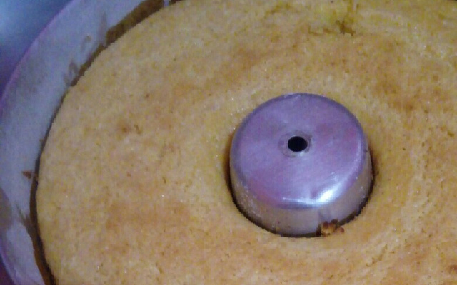 Bolo de espiga de milho verde