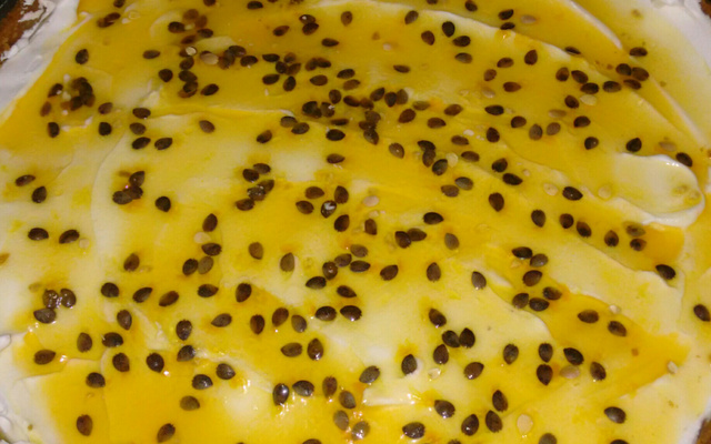 Torta mousse de maracujá