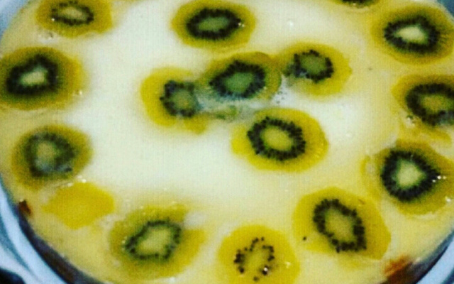 Torta mousse de kiwi