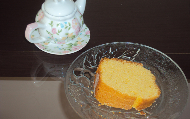 Bolo de milho da família