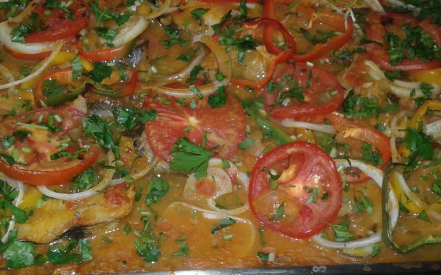 Moqueca de peixe sem oleo de dende