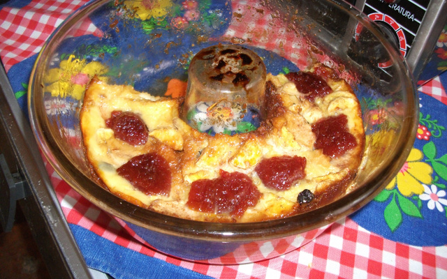 Pudim de pão da Denise