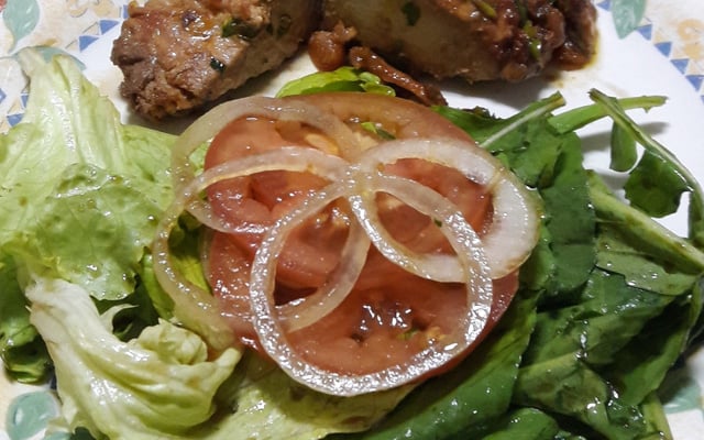 Atum fresco grelhado