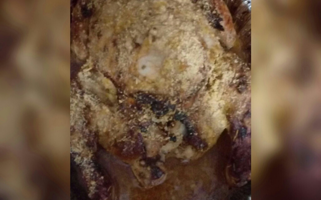 Chester assado delicioso