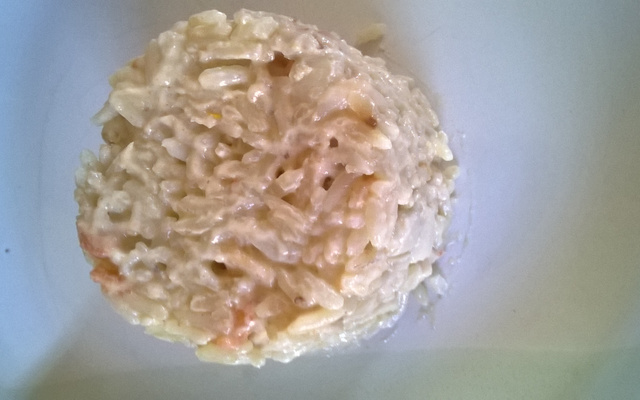 Risoto cremoso de frango