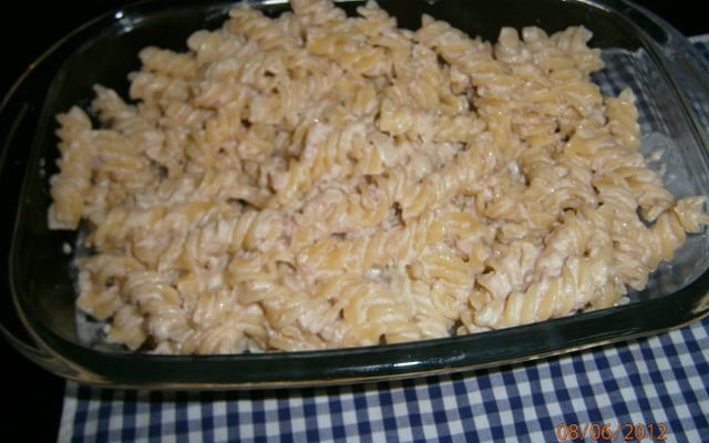 Macarrão ao molho de bacon