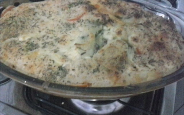 Torta salgada indiana