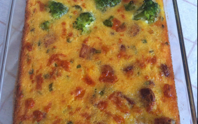 Bolo salgado de milho verde