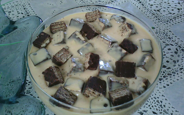 Mousse de doce de leite