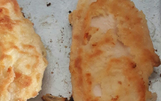 Filé de frango à milanesa sem fritura