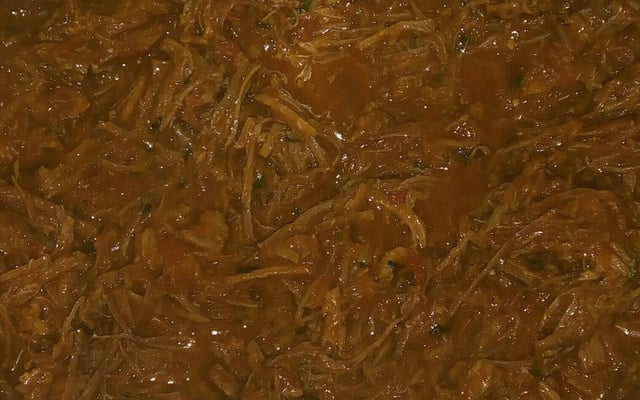 Carne louca feita com acém