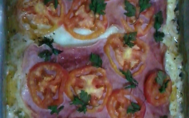 Brócolis e couve flor ao molho branco de atum