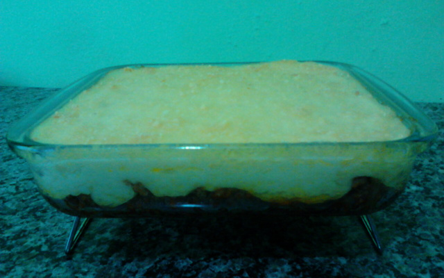 Escondidinho de aipim