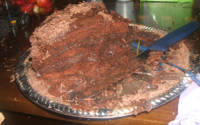 Bolo de chocolate e Nutella da Junia