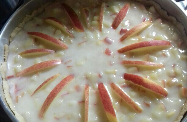 Torta alemã de maçã