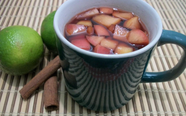 Vinho quente com especiarias