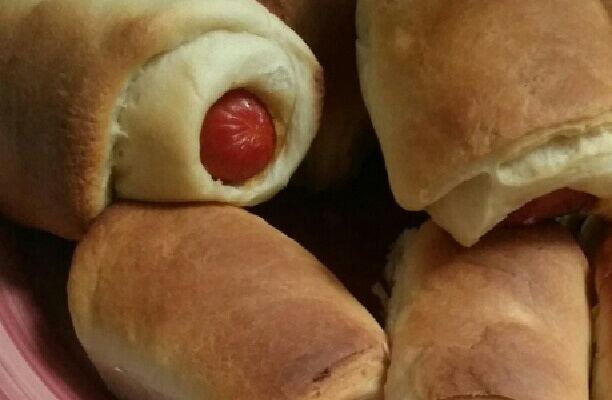 Enroladinho de salsicha