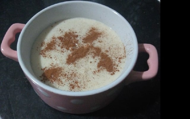 Mingau de aveia cremoso