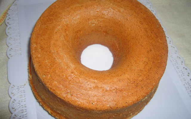 Bolo simples de liquidificador