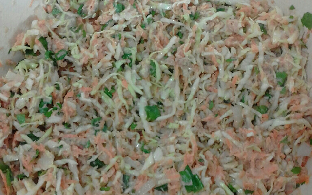 Salada light com atum