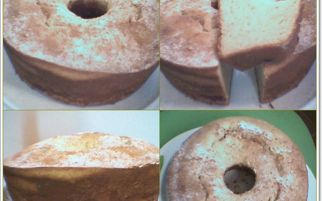 Bolo de banana feito no liquidificador