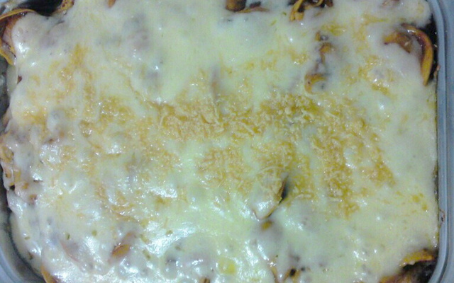 Carne ao molho com champignon e queijo, receita da Tammy