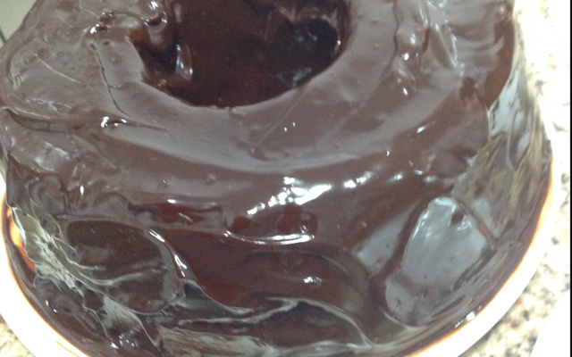 Bolo de chocolate de liqüidificador
