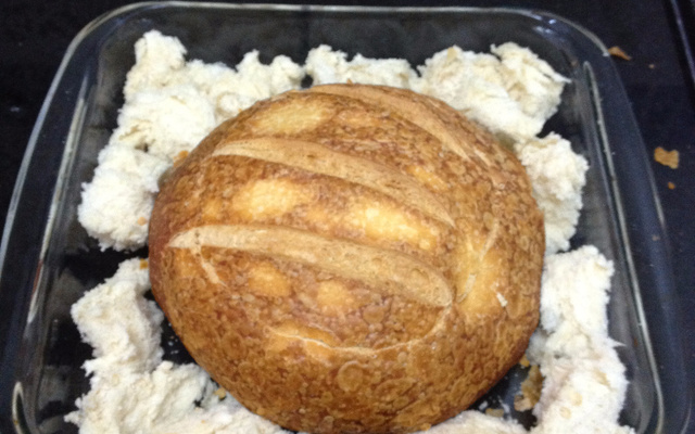 Queijos no pão italiano