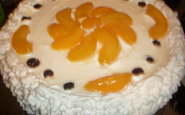 Recheio de pêssego para bolo