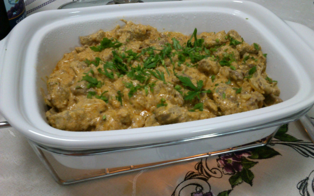 Estrogonofe de filé mignon